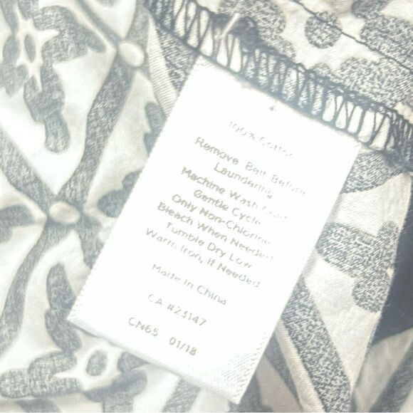 Talbots Black and White Patterned Dress Sz 16P - Picture 6 of 6